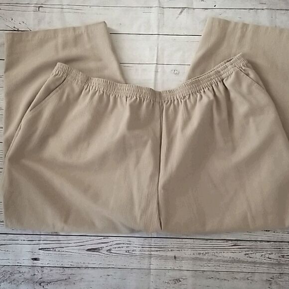 Only Necessities Size 36WP Khaki Slacks - Picture 2 of 4